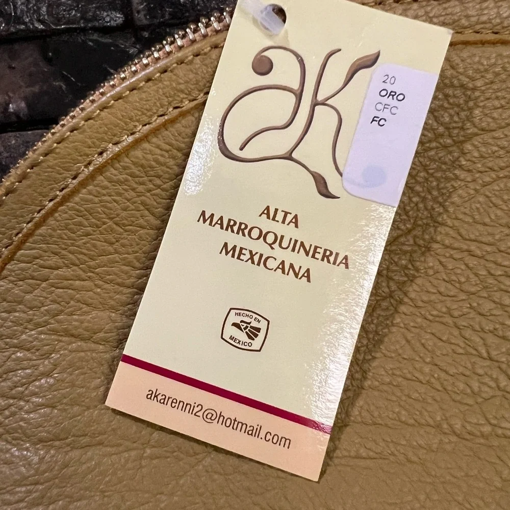 Floral Embossed Leather Pouch - Picture 8 of 11